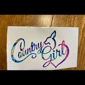 Car decal permanent vinyl